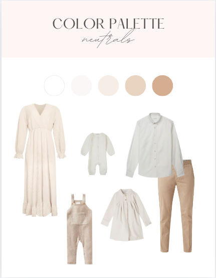 Family outfit ideas in neutral tones for light and airy photography - Austin Family Photographer